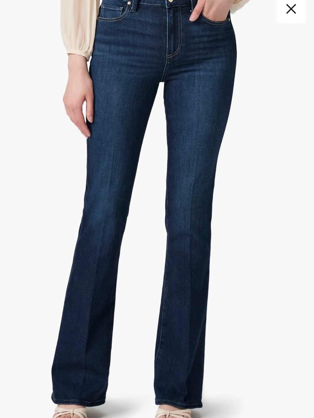 PAIGE Midnight Indigo Flare Jeans